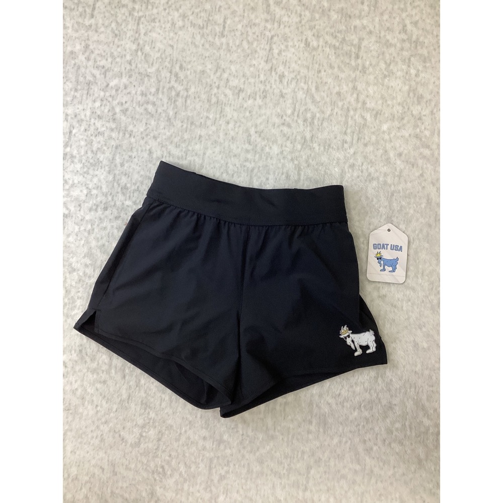 GOAT USA Kids Athletic Shorts Black Youth Large YL Zipper Pocket GU-1509 NWT.